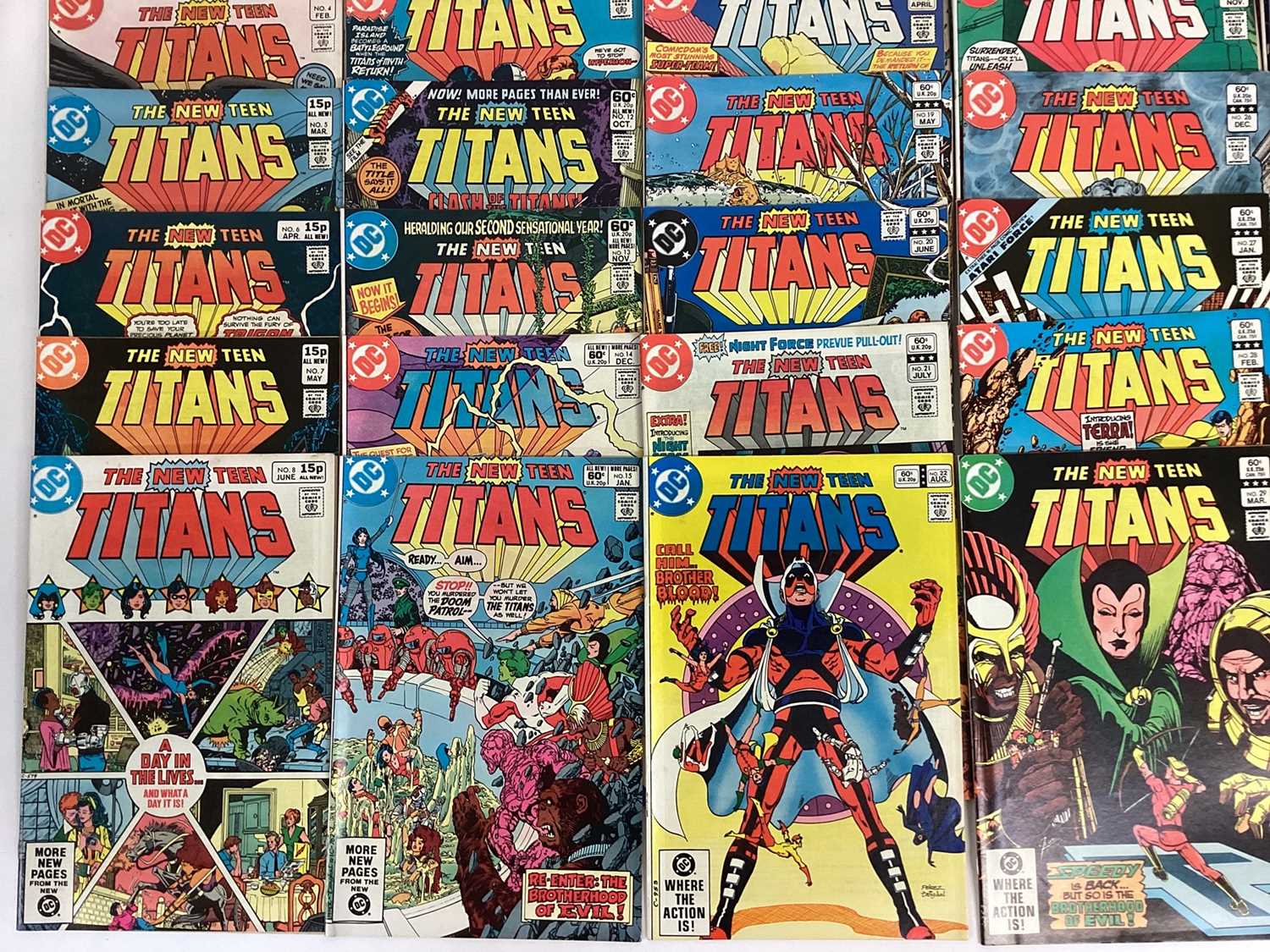 Large quantity of 1980's DC Comics, The New Teen Titans #1 #3-41 #45-47 together with Two annuals #1 - Image 3 of 12