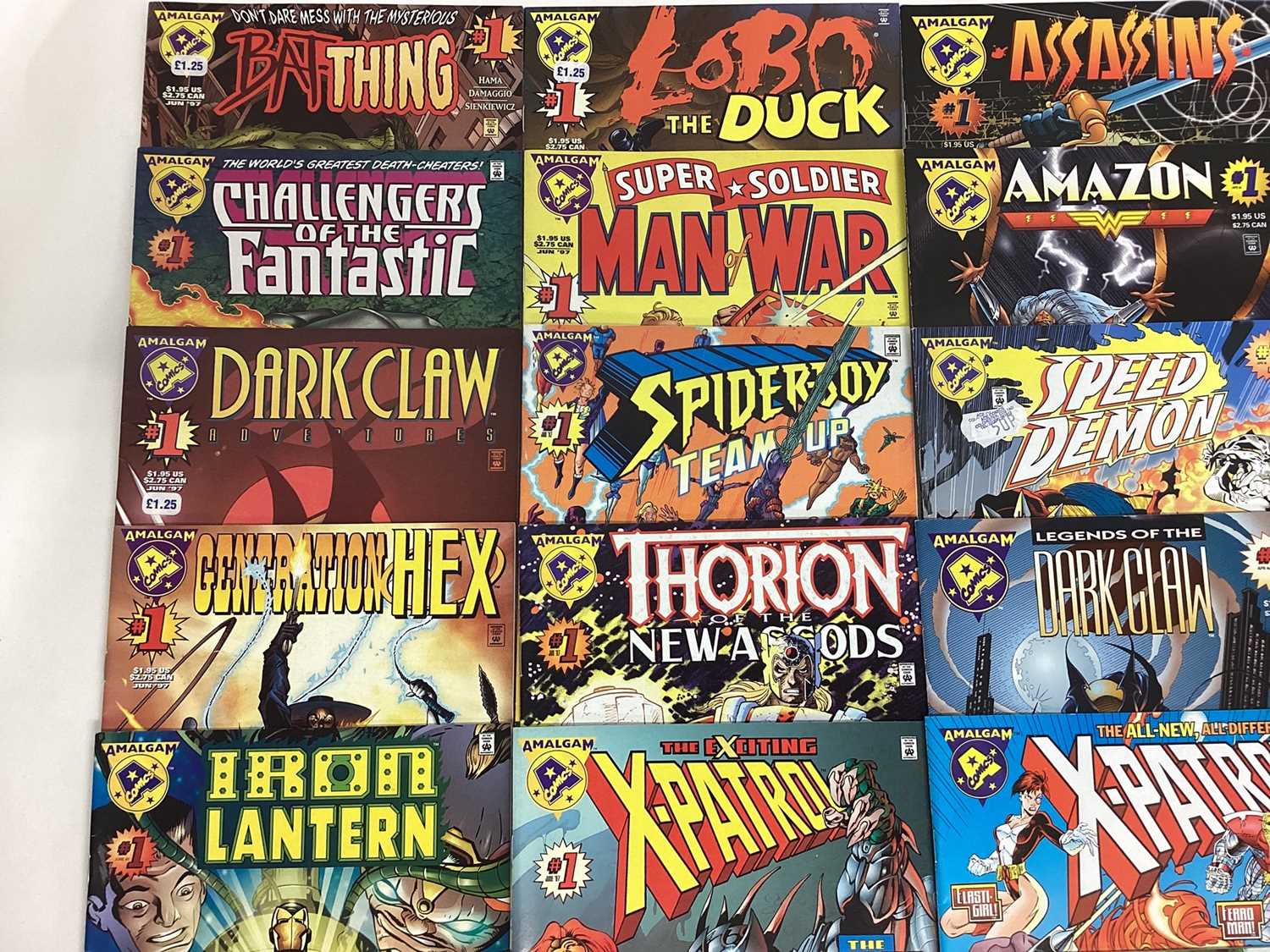 Quantity of Amalgam Comics published by DC Comics to include BatThing #1, Challengers of the Fantast - Image 2 of 13