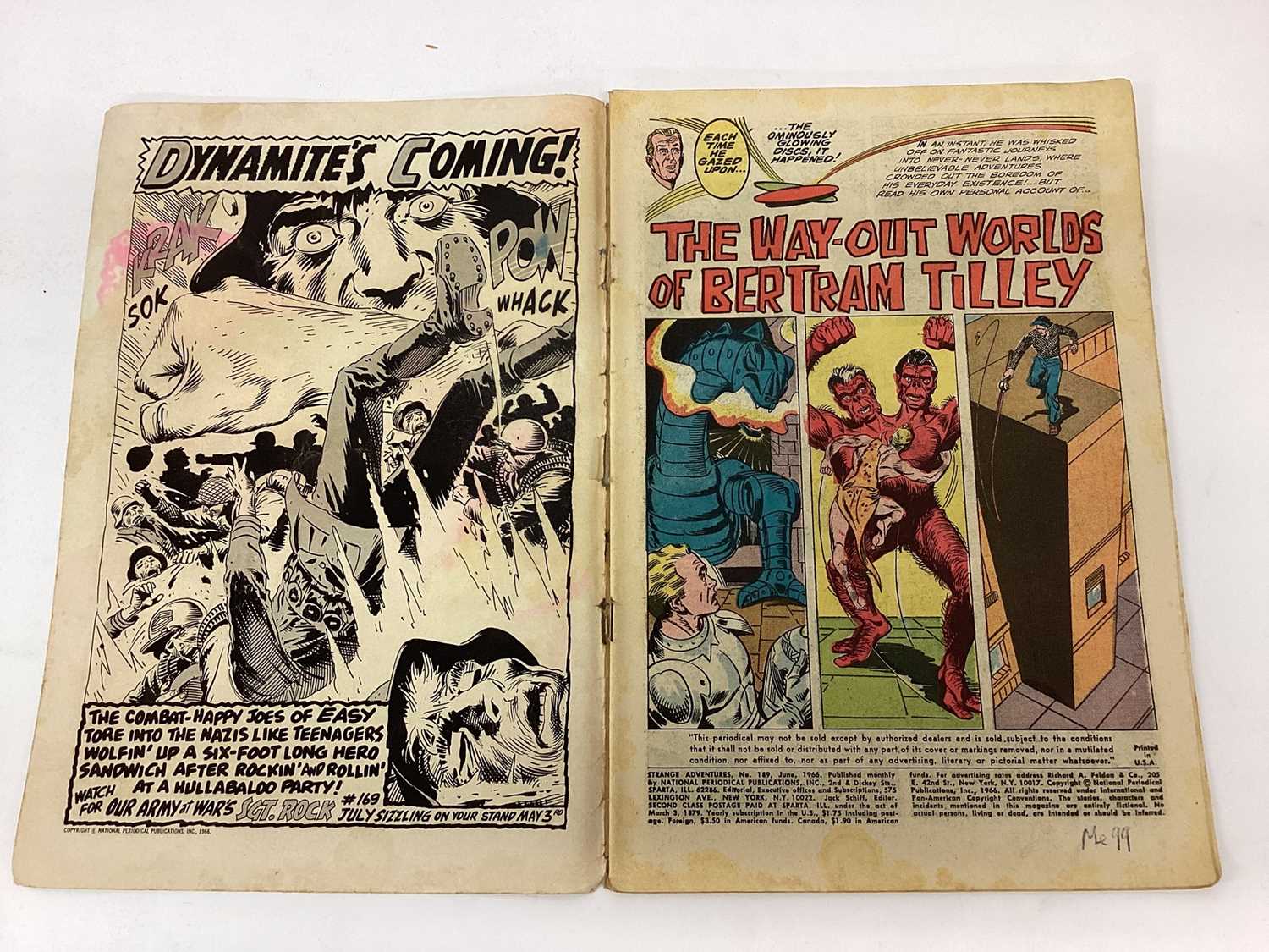 Quantity of 1960's DC Comics, Strange Adventures to include #180 (1st appearance and origin of Anima - Image 13 of 20
