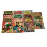 Eleven 1960's DC Comics, Green Lantern #31 #32 #33 #34 #35 (1st appearance of The Aerialist) #36 (po