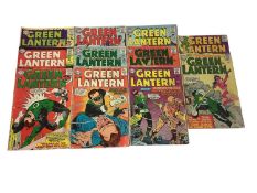 Eleven 1960's DC Comics, Green Lantern #31 #32 #33 #34 #35 (1st appearance of The Aerialist) #36 (po