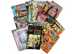 Large quantity of mostly 1980's DC Comics to include Wonder Woman, Starman, Silver Blade and others.