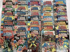 Large quantity of 1980's DC Comics, All-Star Squadron #1-17 #20 #21 #22 #23(1st app of Amazing Man)