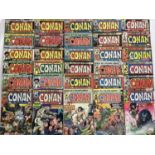 Group of Marvel comics Conan the Barbarian 1970's. English and American price variants. approximatel