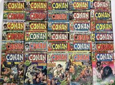 Group of Marvel comics Conan the Barbarian 1970's. English and American price variants. approximatel