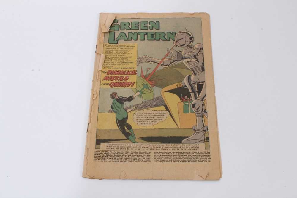 Twelve 1960's DC Comics, Green Lantern #4 (Poor Condition, No cover) #6 (1st appearance Tomar-re) #8 - Image 2 of 117