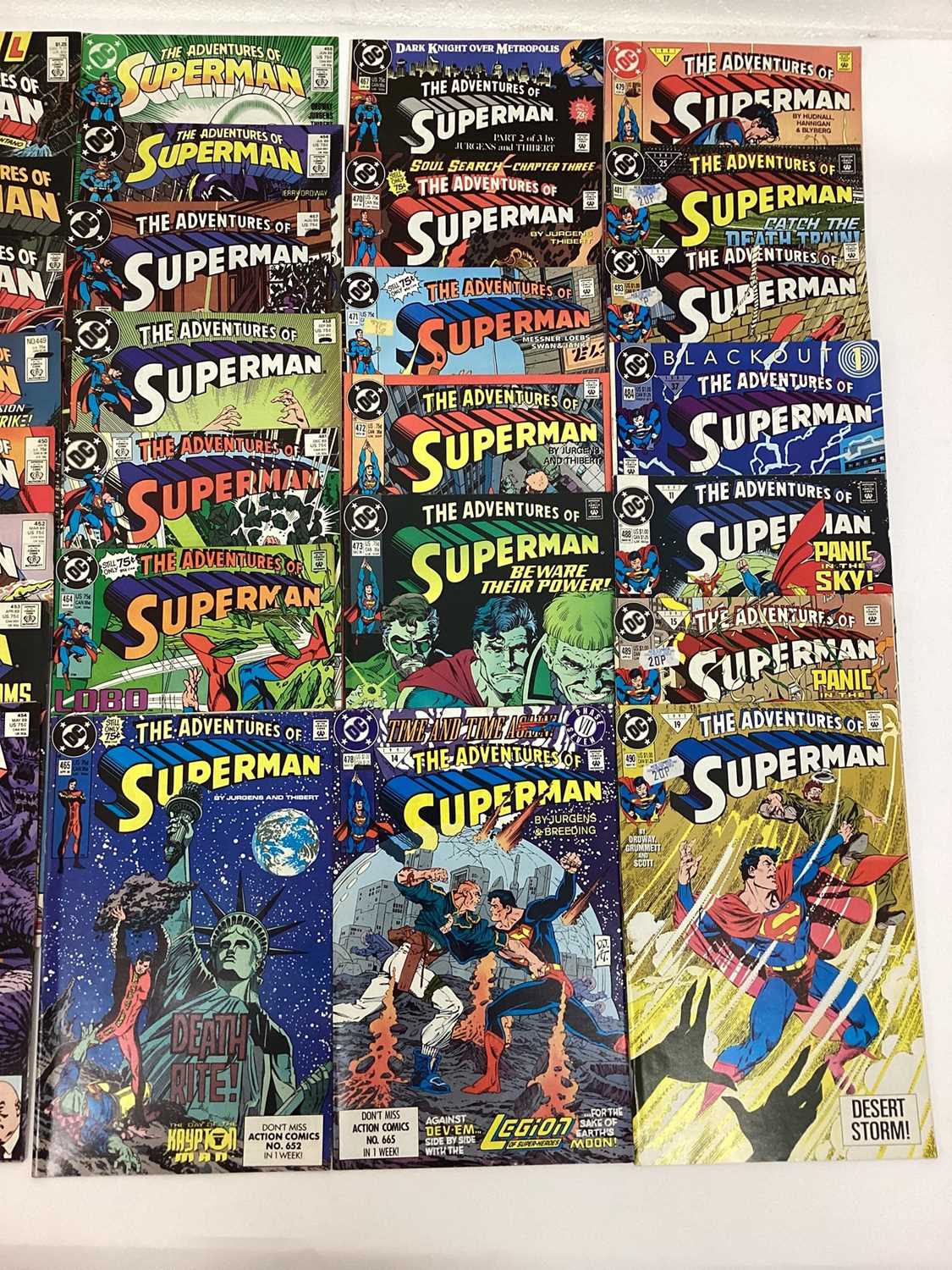 Large quantity of DC Comics, The Adventures of Superman - Image 3 of 9