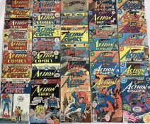 Large quantity of 1970's DC Comics , Action Comics. To include #411 origin of Eclipso #481 1st appea