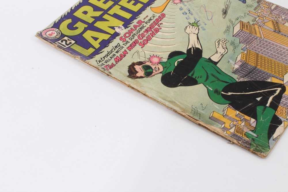 Twelve 1960's DC Comics, Green Lantern #4 (Poor Condition, No cover) #6 (1st appearance Tomar-re) #8 - Image 57 of 117