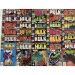 Group of Marvel comics The Incredible Hulk mostly 1990's. To include issue 377, First appearance of