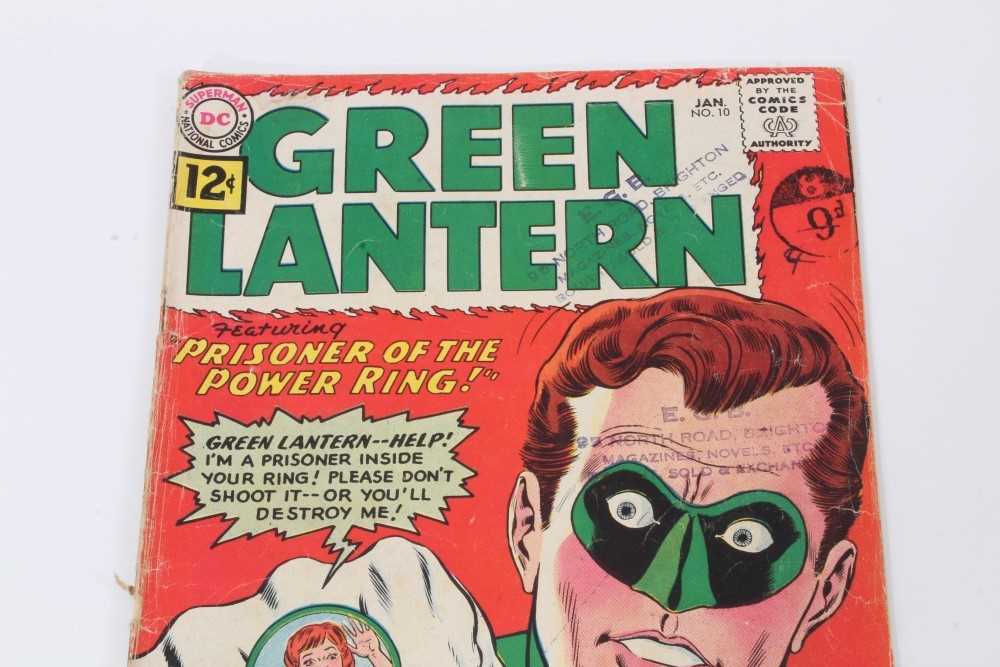 Twelve 1960's DC Comics, Green Lantern #4 (Poor Condition, No cover) #6 (1st appearance Tomar-re) #8 - Image 34 of 117