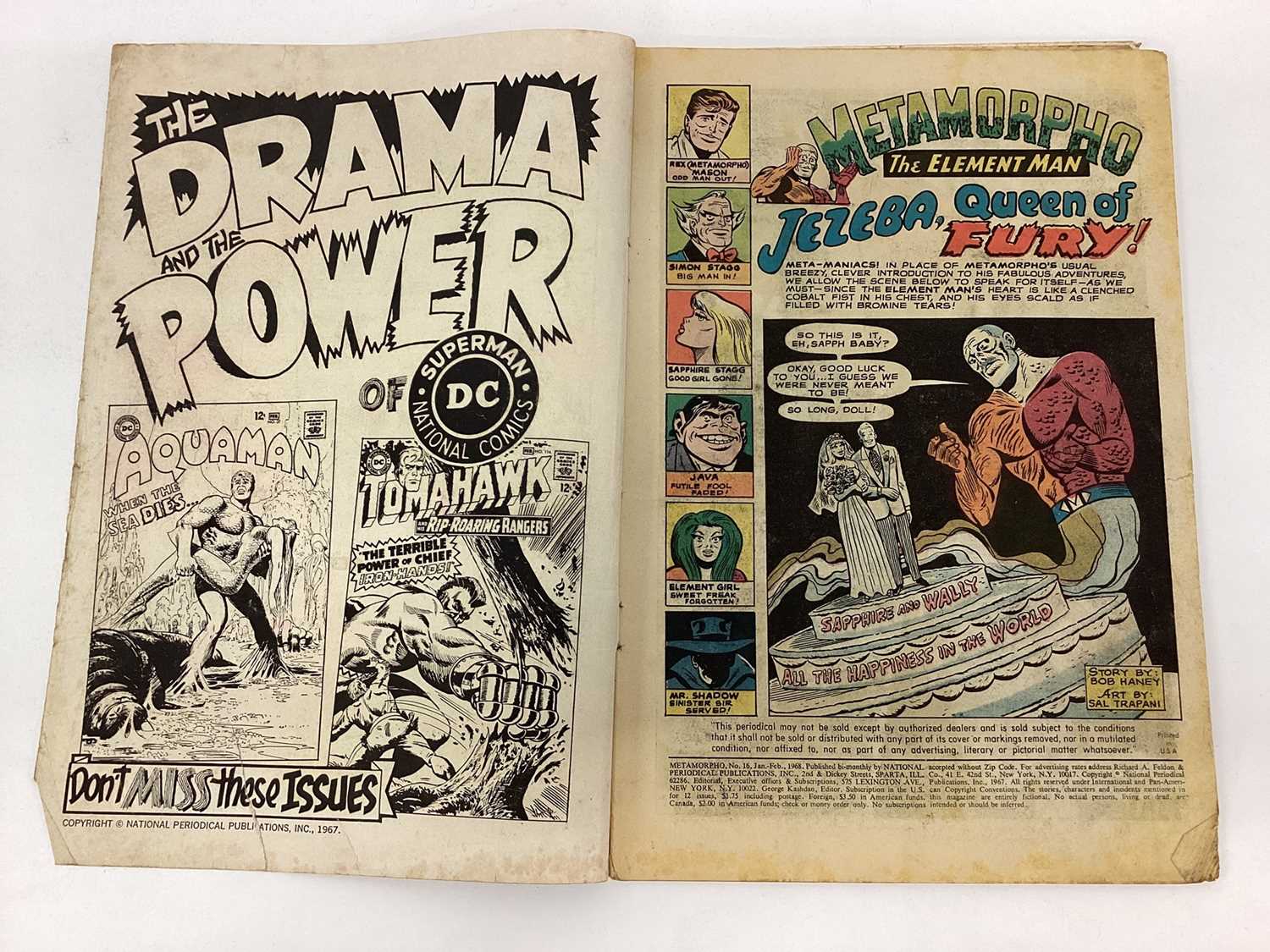 Five 1960's DC Comics, Metamorpho The Element Man #1 #2 #8 #10 #16 - Image 4 of 11