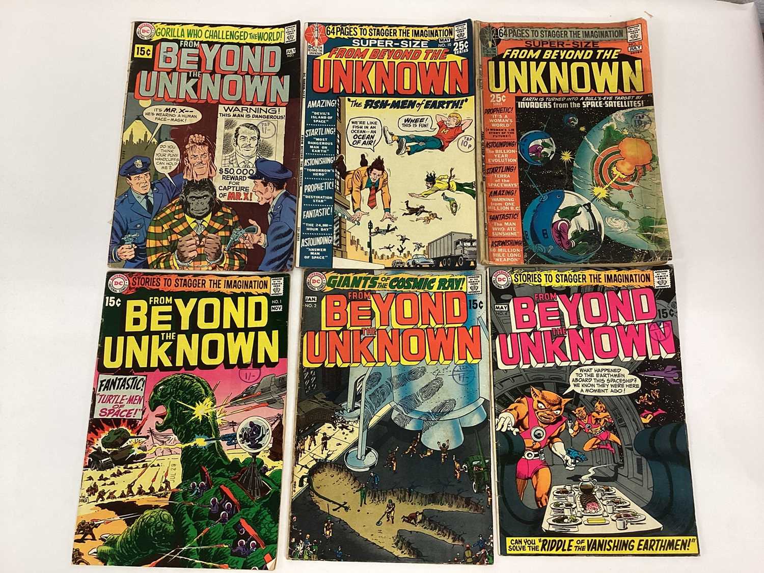 Ten 1969-73 DC Comics, From Beyond The Unknown #1 #2 #4 #5 #10 #11 #12 ( No Cover) #17 #18 #25 - Image 7 of 14