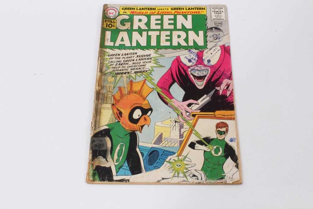 Twelve 1960's DC Comics, Green Lantern #4 (Poor Condition, No cover) #6 (1st appearance Tomar-re) #8 - Image 7 of 117