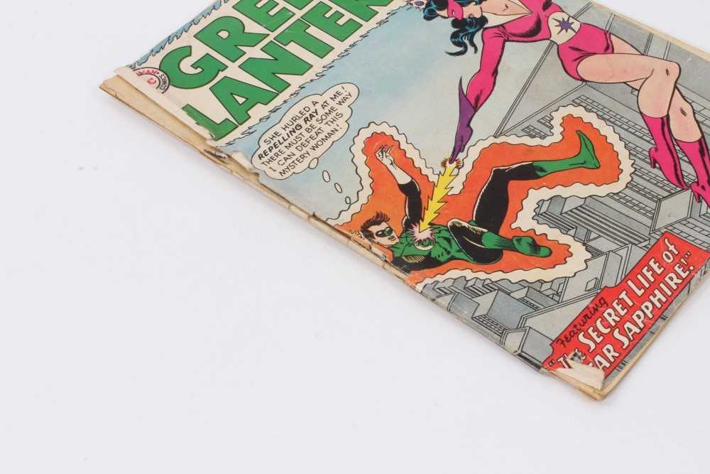 Twelve 1960's DC Comics, Green Lantern #4 (Poor Condition, No cover) #6 (1st appearance Tomar-re) #8 - Image 79 of 117