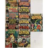 Quantity of 1970's DC Comics Editor Jack Kirby's The Demon #5 #10 #11 #12 #13 #14 #16 together with