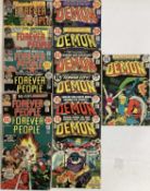 Quantity of 1970's DC Comics Editor Jack Kirby's The Demon #5 #10 #11 #12 #13 #14 #16 together with