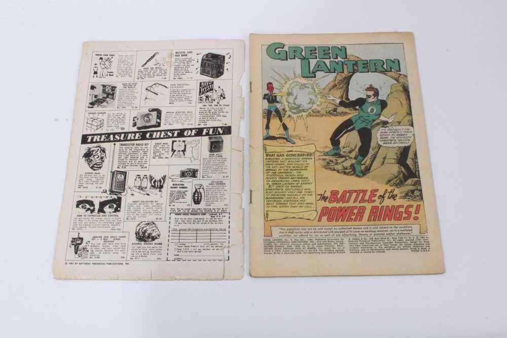 Twelve 1960's DC Comics, Green Lantern #4 (Poor Condition, No cover) #6 (1st appearance Tomar-re) #8 - Image 32 of 117