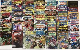 Large quantity of marvel comics mostly 1990's. To include Daredevil, Captain America, Ghost rider, G