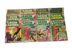 Twelve 1960's DC Comics, Green Lantern #4 (Poor Condition, No cover) #6 (1st appearance Tomar-re) #8