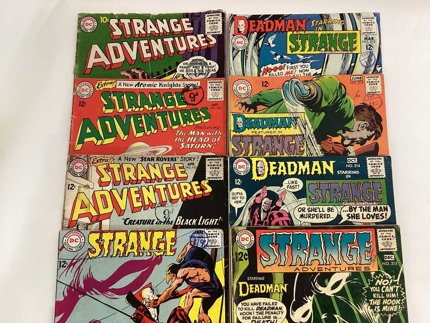 Quantity of 1960's DC Comics, Strange Adventures # 117 #156 #163 #208-216 (Deadman Run in comics and - Image 2 of 12