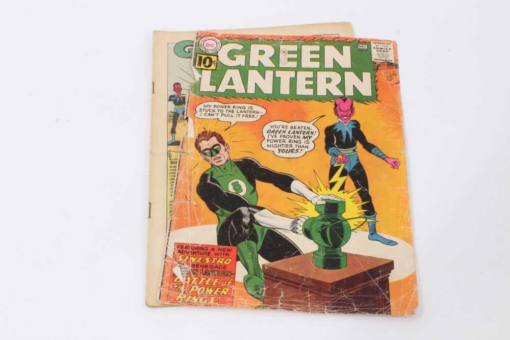 Twelve 1960's DC Comics, Green Lantern #4 (Poor Condition, No cover) #6 (1st appearance Tomar-re) #8 - Image 30 of 117