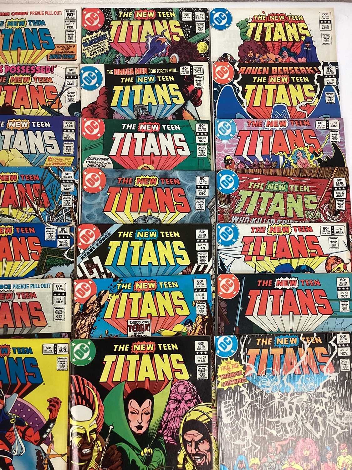 Large quantity of 1980's DC Comics, The New Teen Titans #1 #3-41 #45-47 together with Two annuals #1 - Image 4 of 12