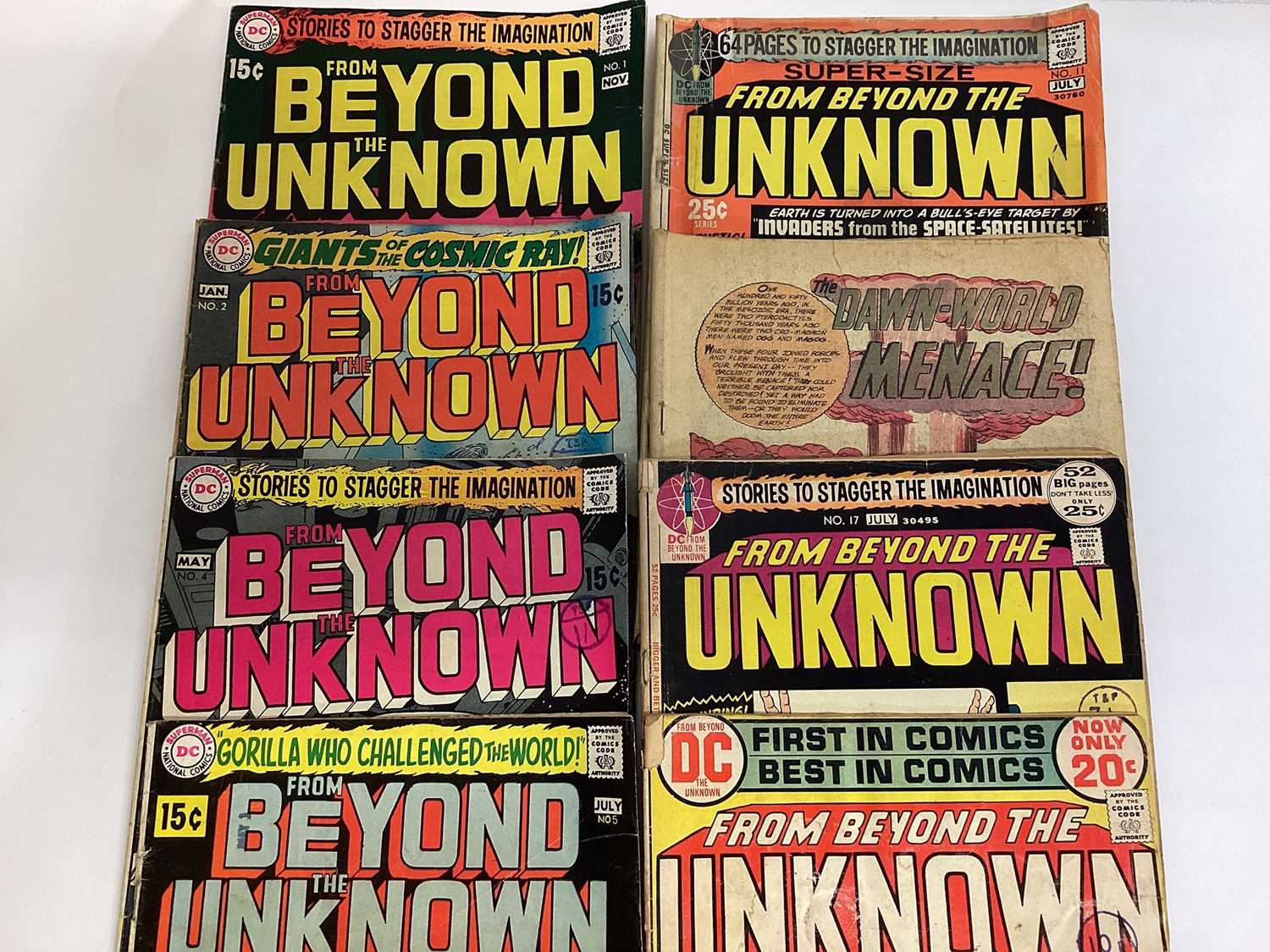 Ten 1969-73 DC Comics, From Beyond The Unknown #1 #2 #4 #5 #10 #11 #12 ( No Cover) #17 #18 #25 - Image 2 of 14