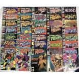 Large group of Marvel comics The New Mutants (1983 - 1991). Complete run from issue 1-84 and later i