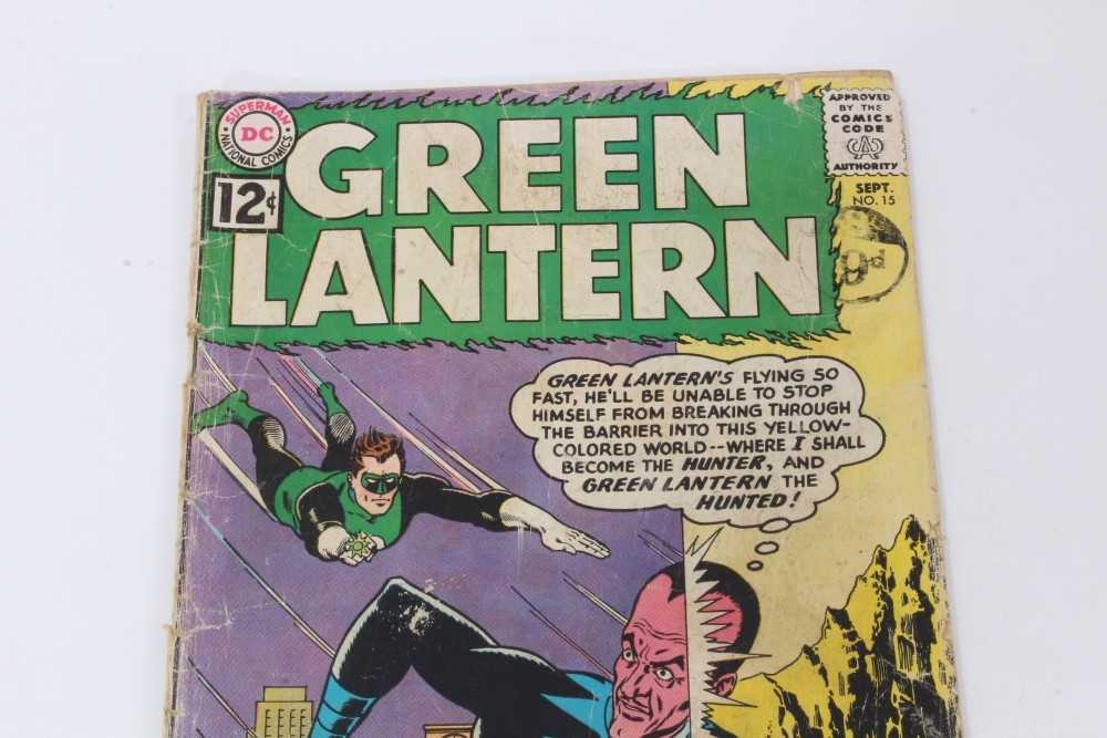 Twelve 1960's DC Comics, Green Lantern #4 (Poor Condition, No cover) #6 (1st appearance Tomar-re) #8 - Image 66 of 117