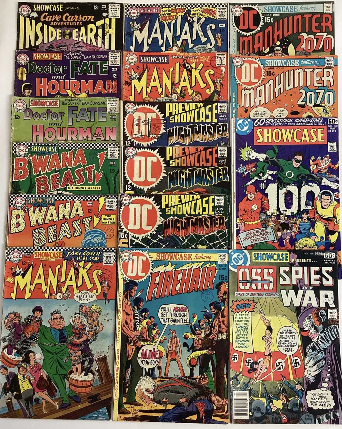 Quantity of 1960's and 70's DC Comics Showcase