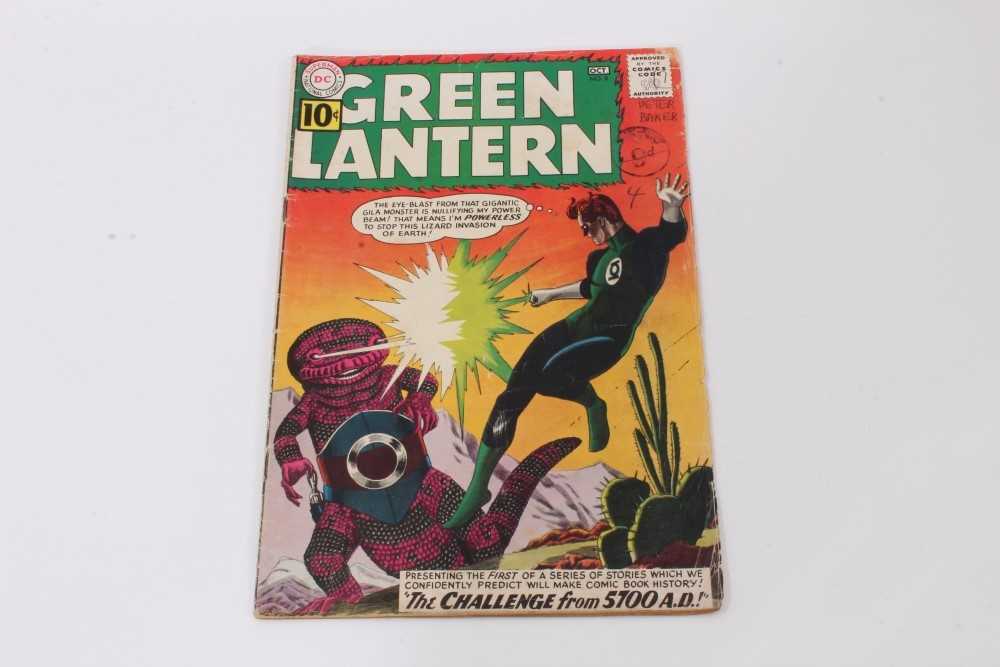 Twelve 1960's DC Comics, Green Lantern #4 (Poor Condition, No cover) #6 (1st appearance Tomar-re) #8 - Image 13 of 117