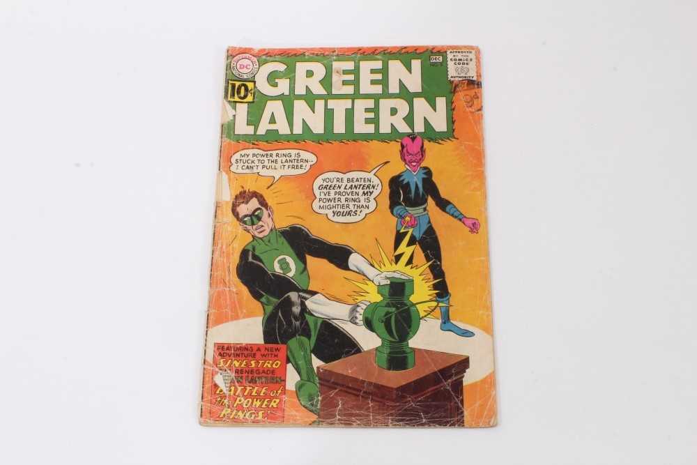 Twelve 1960's DC Comics, Green Lantern #4 (Poor Condition, No cover) #6 (1st appearance Tomar-re) #8 - Image 23 of 117