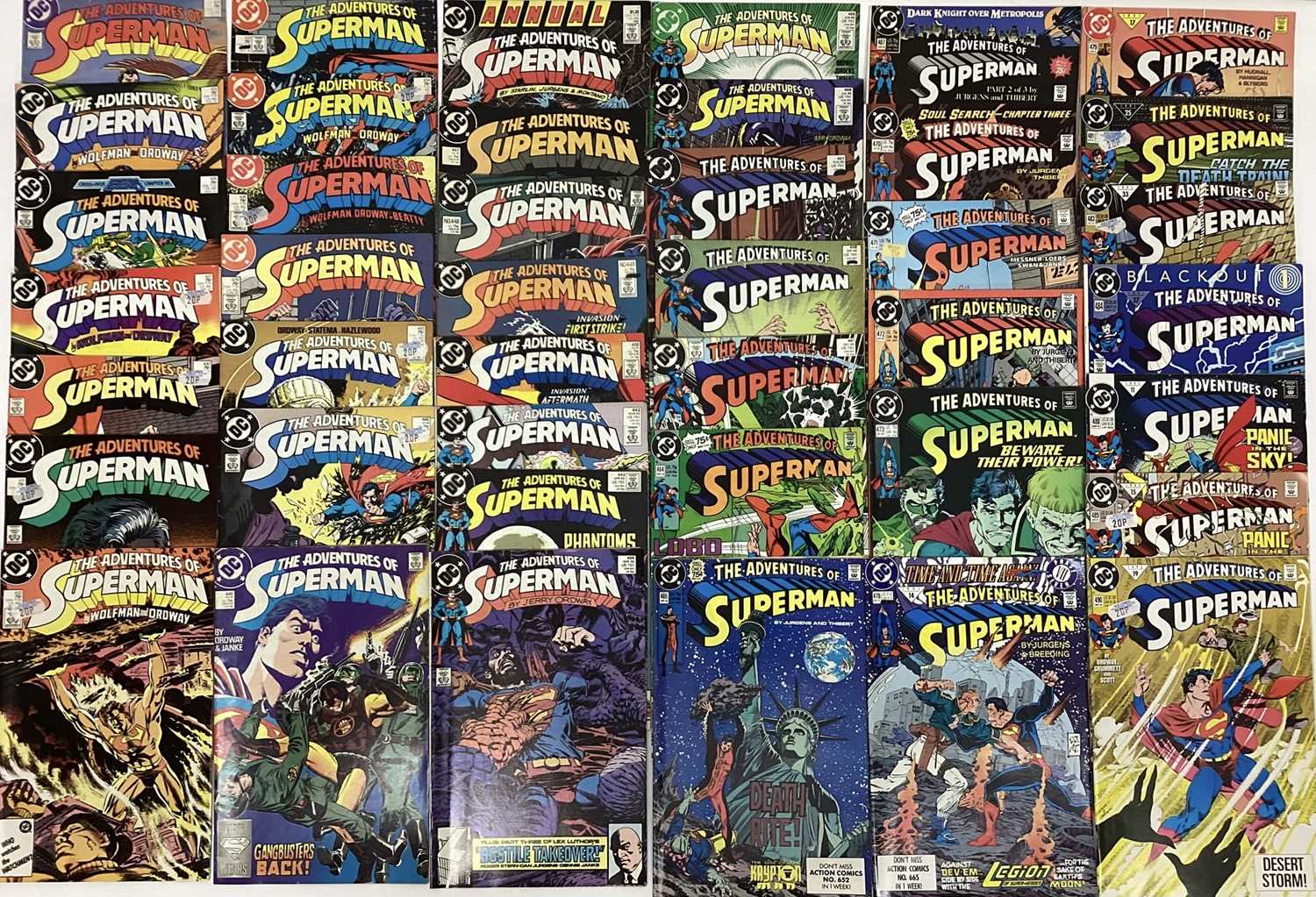 Large quantity of DC Comics, The Adventures of Superman
