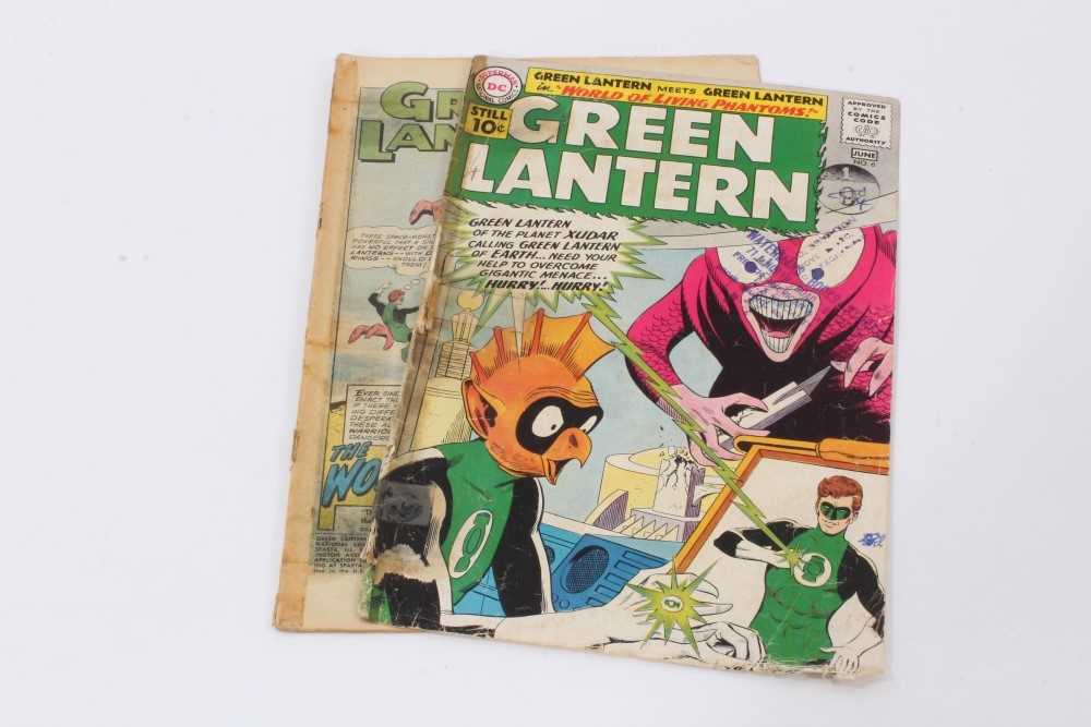 Twelve 1960's DC Comics, Green Lantern #4 (Poor Condition, No cover) #6 (1st appearance Tomar-re) #8 - Image 10 of 117