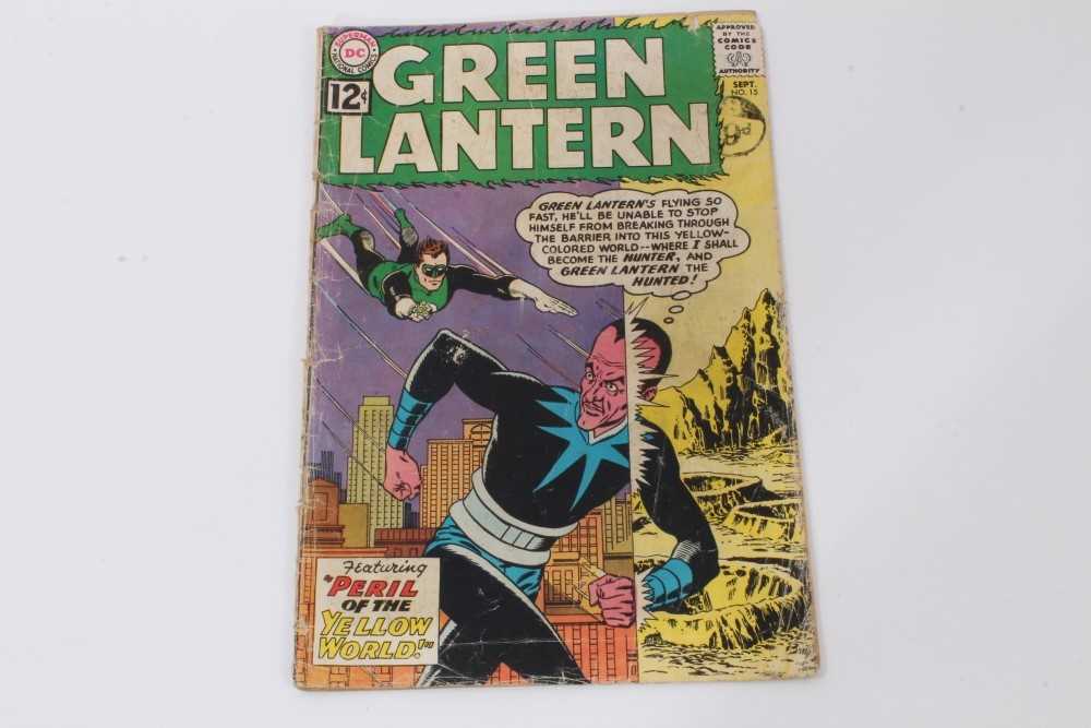 Twelve 1960's DC Comics, Green Lantern #4 (Poor Condition, No cover) #6 (1st appearance Tomar-re) #8 - Image 65 of 117