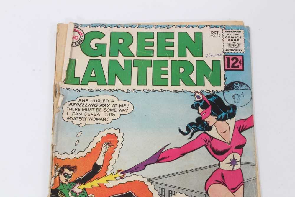 Twelve 1960's DC Comics, Green Lantern #4 (Poor Condition, No cover) #6 (1st appearance Tomar-re) #8 - Image 77 of 117