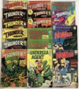 Tower comics Thunder Agents incomplete run from issue 2 to issue 16 (1966 to 1967). Also includes Un