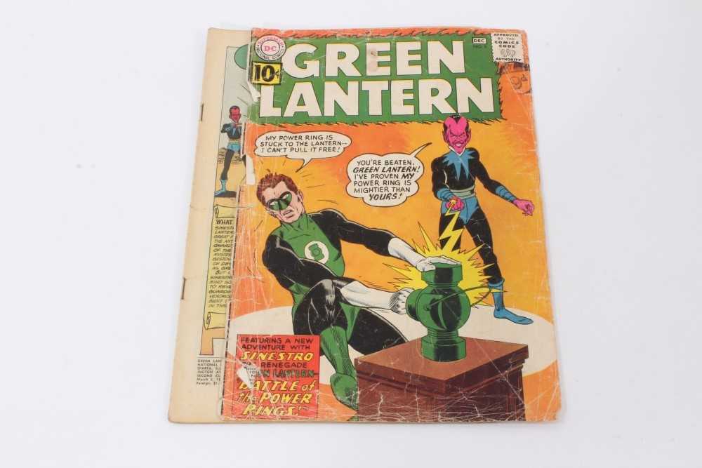 Twelve 1960's DC Comics, Green Lantern #4 (Poor Condition, No cover) #6 (1st appearance Tomar-re) #8 - Image 28 of 117