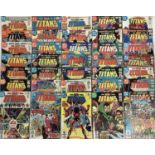 Large quantity of 1980's DC Comics, The New Teen Titans #1 #3-41 #45-47 together with Two annuals #1