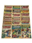 Collection of marvel comics Spider-Man weekly, February 1973 to July 1973 to include issue 1. Togeth