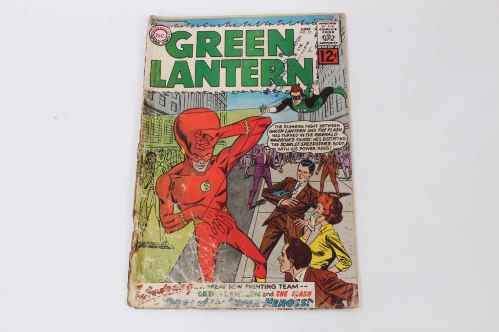 Twelve 1960's DC Comics, Green Lantern #4 (Poor Condition, No cover) #6 (1st appearance Tomar-re) #8 - Image 43 of 117