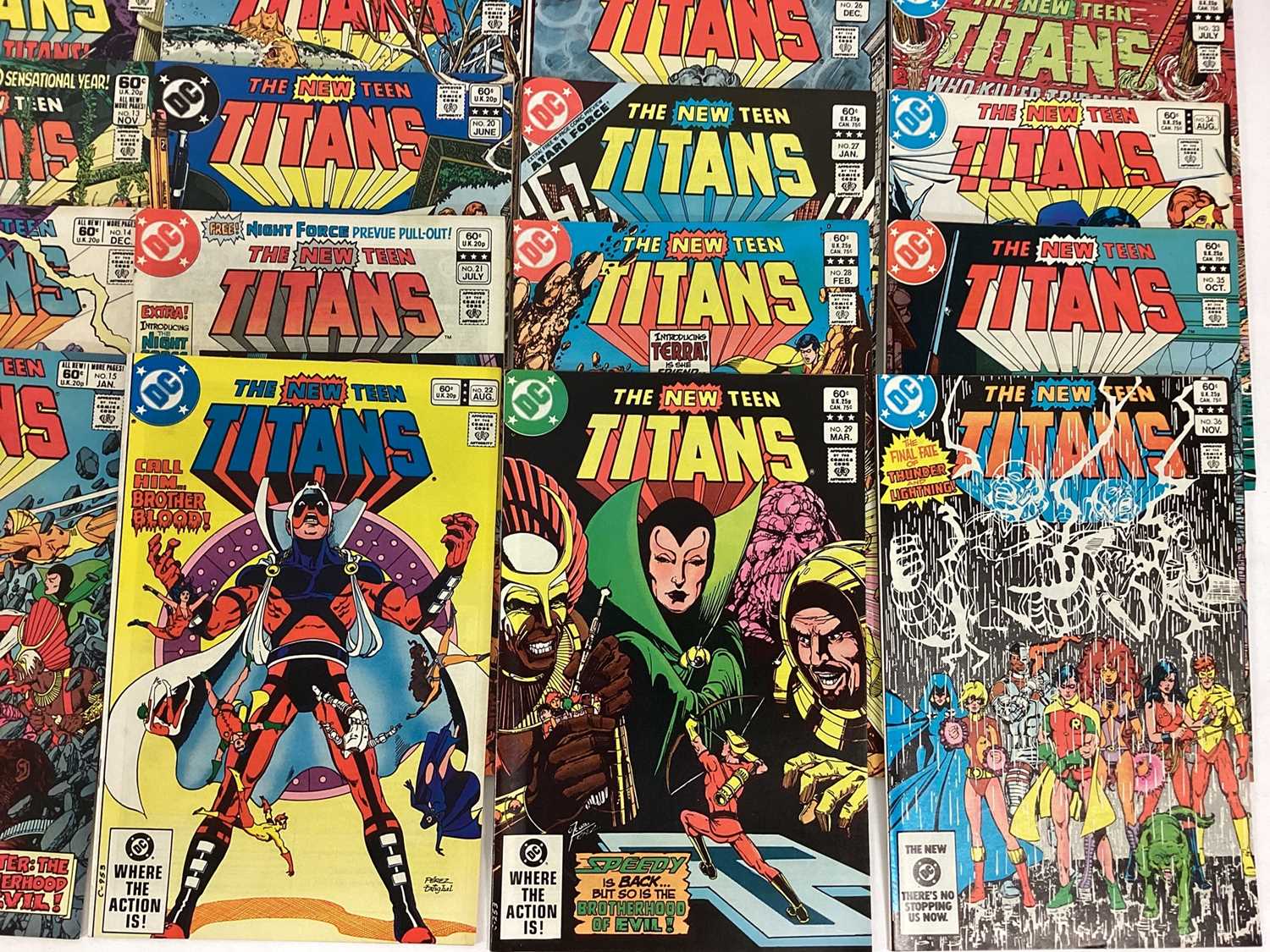 Large quantity of 1980's DC Comics, The New Teen Titans #1 #3-41 #45-47 together with Two annuals #1 - Image 5 of 12
