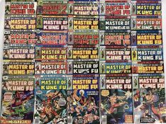 Group of Marvel comics The hands of Shang-Chi, Master of Kung Fu (1974 to 1979). English and America