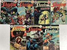 Seven DC Comics 1970's The Shadow #5 #7 #8 #9 #10 #11 #12