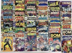 Large group of Marvel comics 1980's. To include The Avengers, Moon Knight, Daredevil, The Incredible