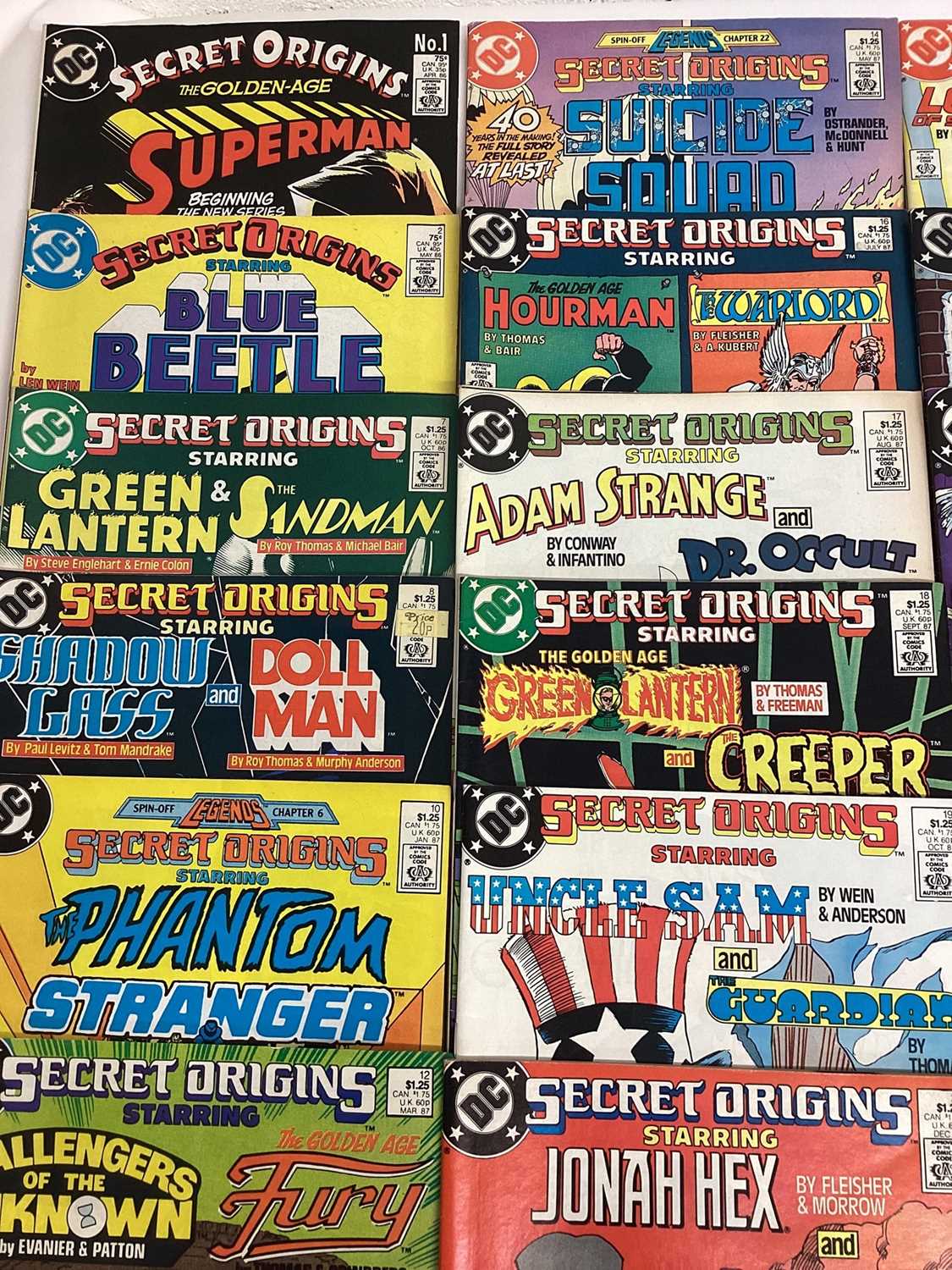 Quantity of DC Comics 1980's and 90's, Secret Origins #1 #2 #7 #8 #10 #12 #13 #14 #16 #17 #18 #19 #2 - Image 2 of 16