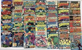 Quantity of Mostly 1970's DC Comics to include Kung - Fu Fighter #1-18, The Sandman #1-6, Omac #1-8,