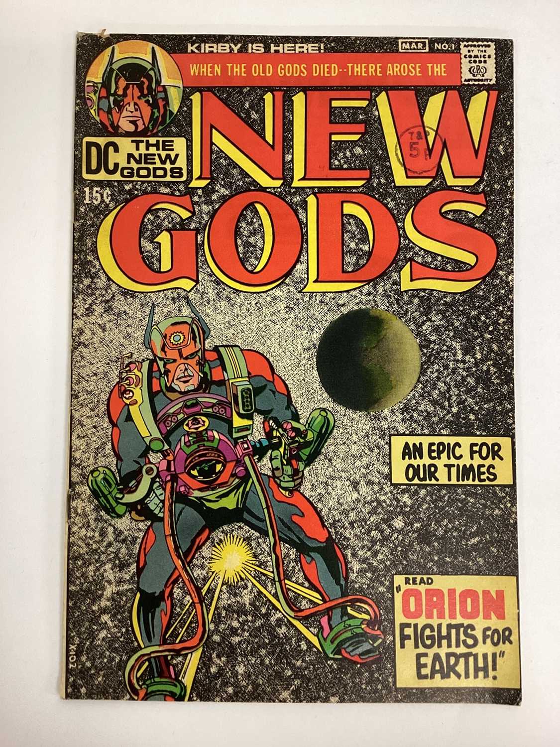 Five 1971-72 DC Comics Jack Kirby New Gods . #1 First appearance of Orion #2 First Darkseid cover #3 - Image 4 of 11