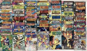 Large quantity of mostly 1980's DC Comics, Firestorm The nuclear Man